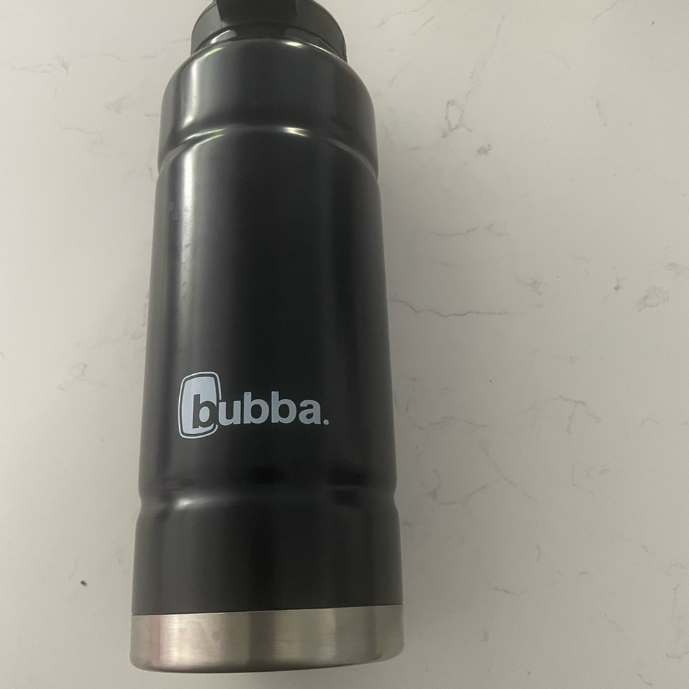 bubba tumbler water bottle Trailblazer Stainless Straw 40 Oz Licorice Black New